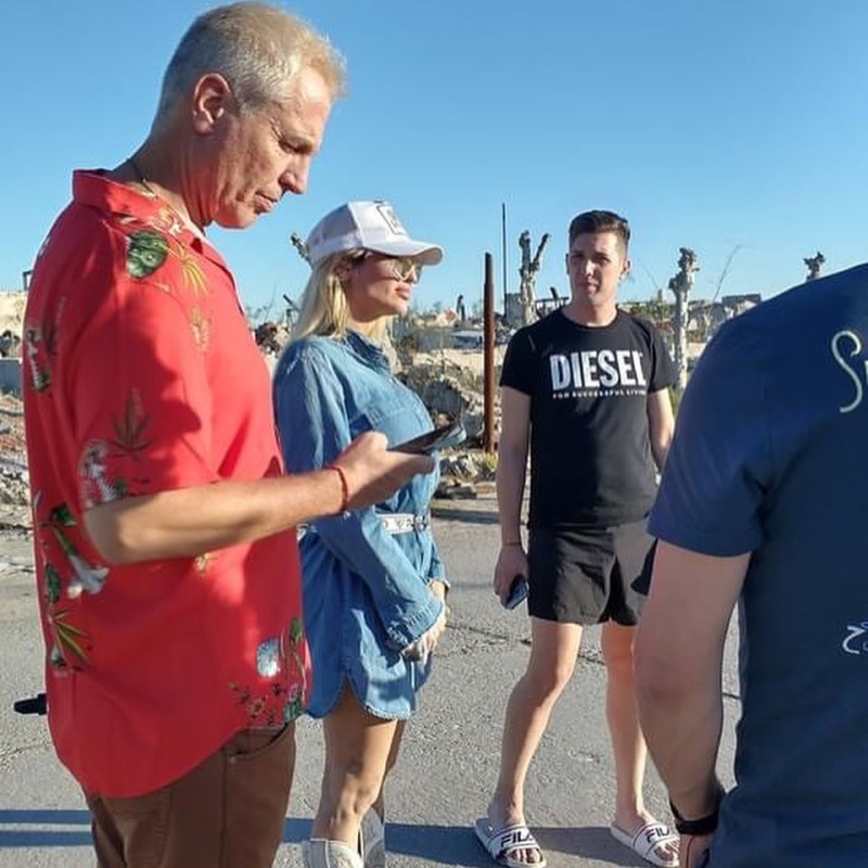 Marley y Xipolitakis estuvieron en Carhué y Epecuén