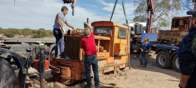 ¡Se renueva el sueño de La Trochita!: llegaron tres locomotoras a la Comarca Serrana