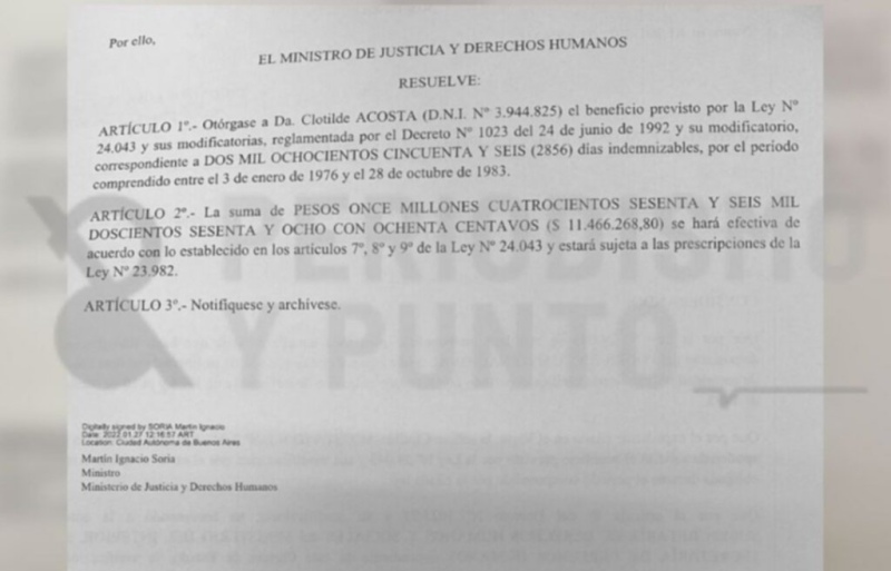 Indemnizarán a Nacha Guevara con casi $ 12 millones por su exilio en los años 70