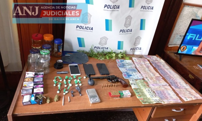 Detuvieron en Pigüé a un hombre que estaba con arresto domiciliario y seguía vendiendo droga