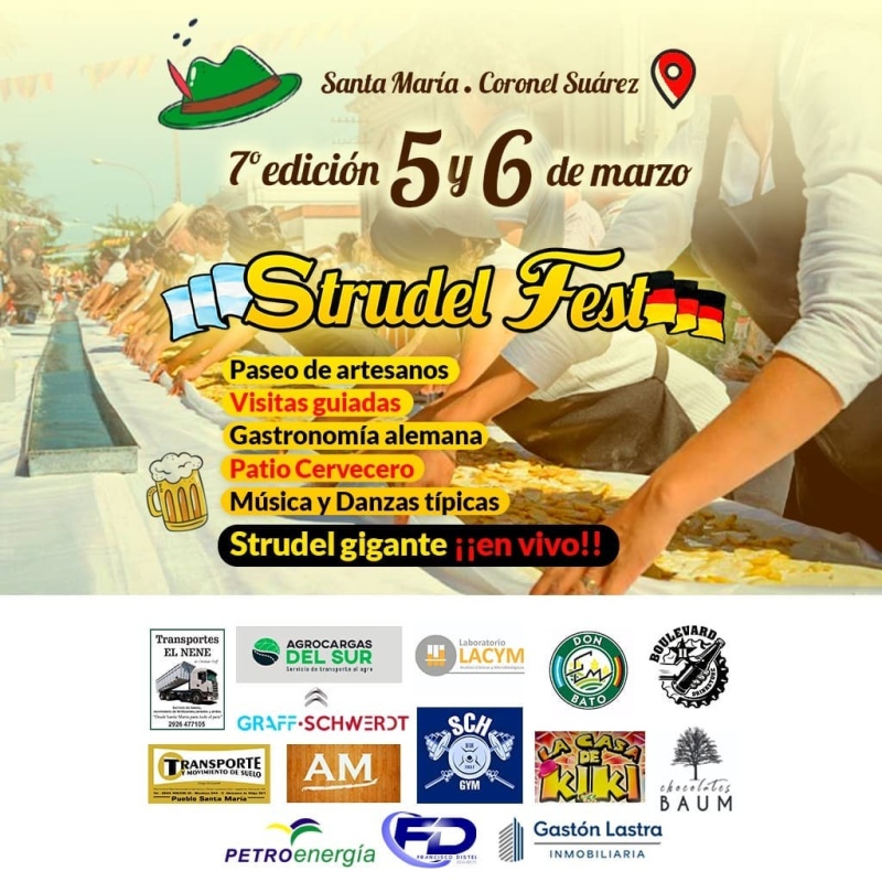 Todo listo para la 7° edición de la Strudel Fest