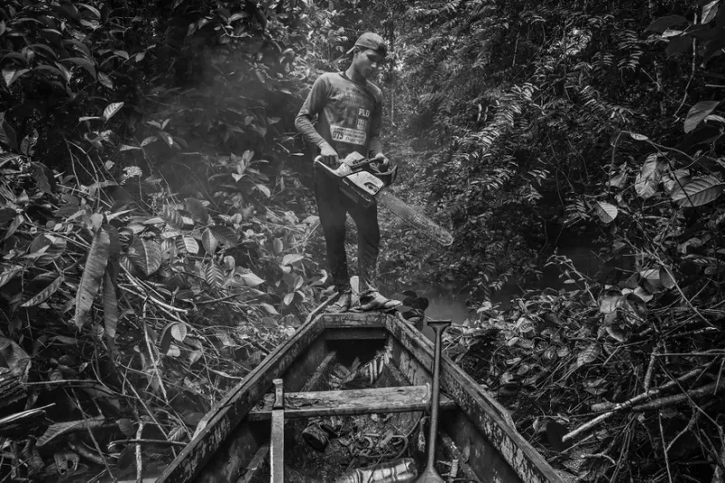 ”Distopía Amazónica”, del brasileño Lalo de Almeida, ha recibido el galardón al Proyecto a Largo Plazo por una panorámica que abarca 12 años de desgaste de la selva debido a la deforestación, la minería y la explotación de los recursos naturales