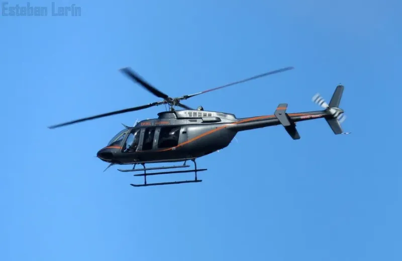 El Bell 407 F que compró el sindicato de encargados de edificios para uso sanitario es utilizado por Víctor Santa María para usos que exceden el sanitario