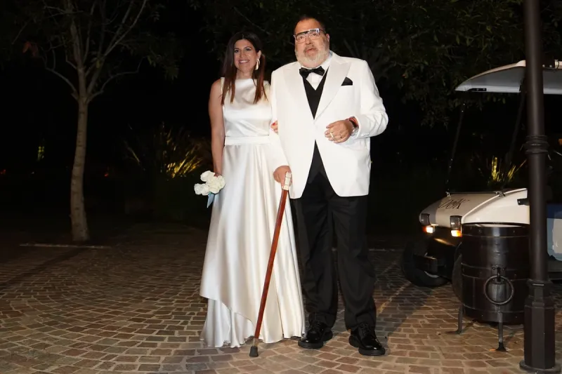 Todas las fotos del casamiento de Jorge Lanata y Elba Marcovecchio en una finca de Exaltación de la Cruz