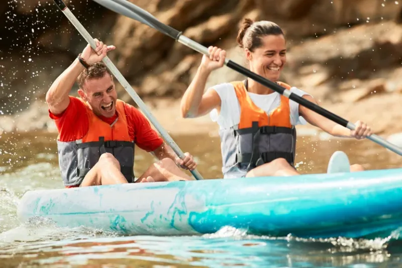 Markus y Mariana se conocieron en San Telmo. Enseguida, junto a amigos en común, pasearon por el Tigre y anduvieron en kayak. Comenzaron a ser inseparables