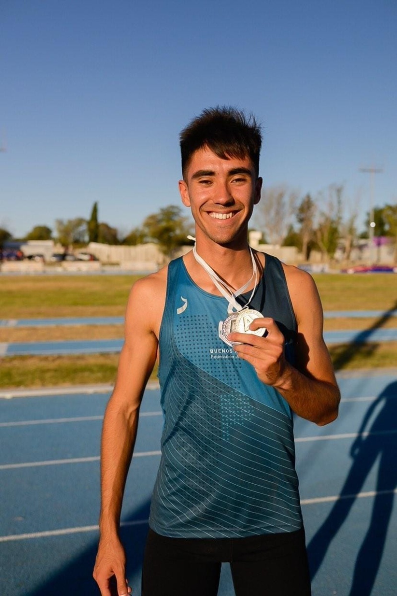 Atletismo: Máximo Peratz brilló en el cierre del nacional U20 en San Luis