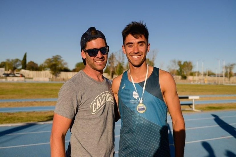 Atletismo: Máximo Peratz brilló en el cierre del nacional U20 en San Luis