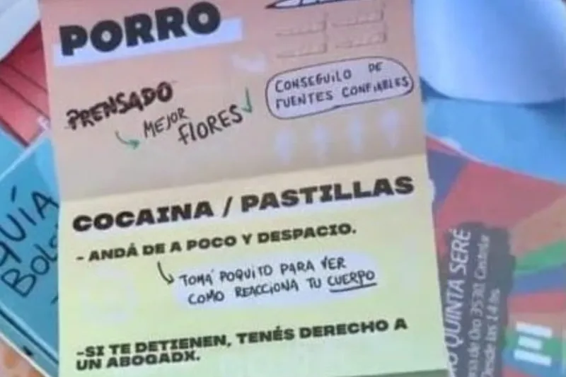 “Tomá poquita cocaína para ver como reacciona tu cuerpo”: el insólito consejo del municipio de Morón que generó repudio