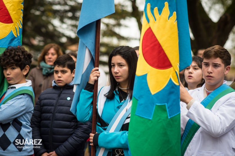 Cumpliendo la tradición, el Día de la Patria se festejó en Villa Belgrano