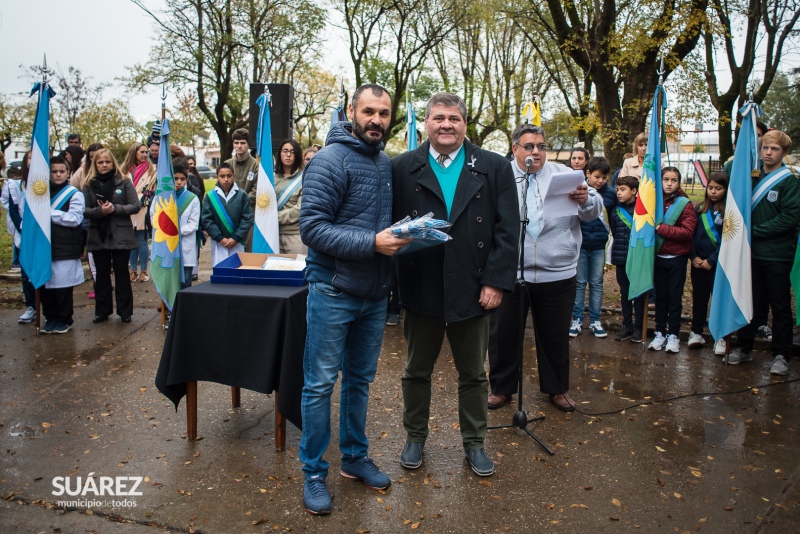 Cumpliendo la tradición, el Día de la Patria se festejó en Villa Belgrano