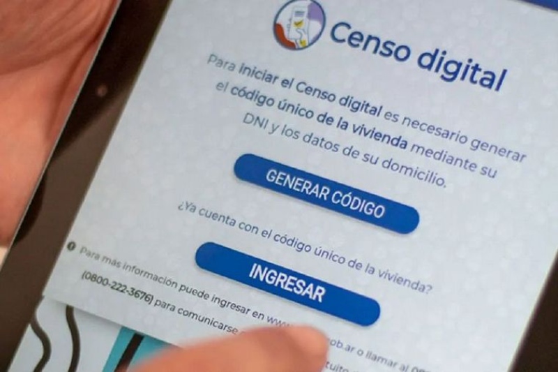 Censo: rehabilitan una semana más el formulario digital