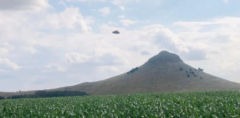 Una de las imágenes más nítidas, tomada en una zona conocida como ”El Volcán”, en Balcarce, en diciembre pasado, por Luciana Vismar.