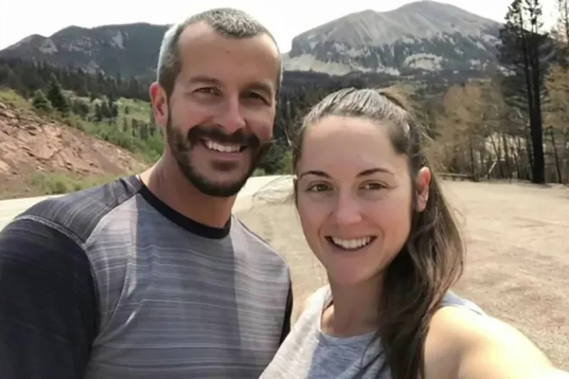 Chris Watts y su amante Nichol “Nikki” Kessinger (Netflix)