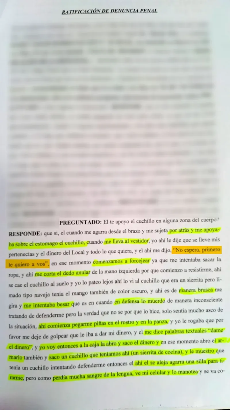 Le arrancó un pedazo de lengua a su agresor para salvarse de un abuso: “Solo sentía mucho asco”