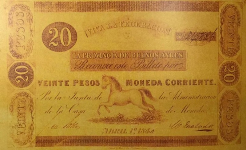 Ñandúes, ovejas, caballos, vacas, perros, toros, fueron animales que ilustraron billetes