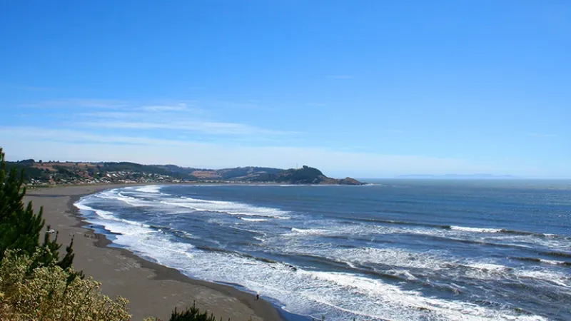 El balneario de Quidico, una zona tomada por la violencia de la macrozona sur de Chile.