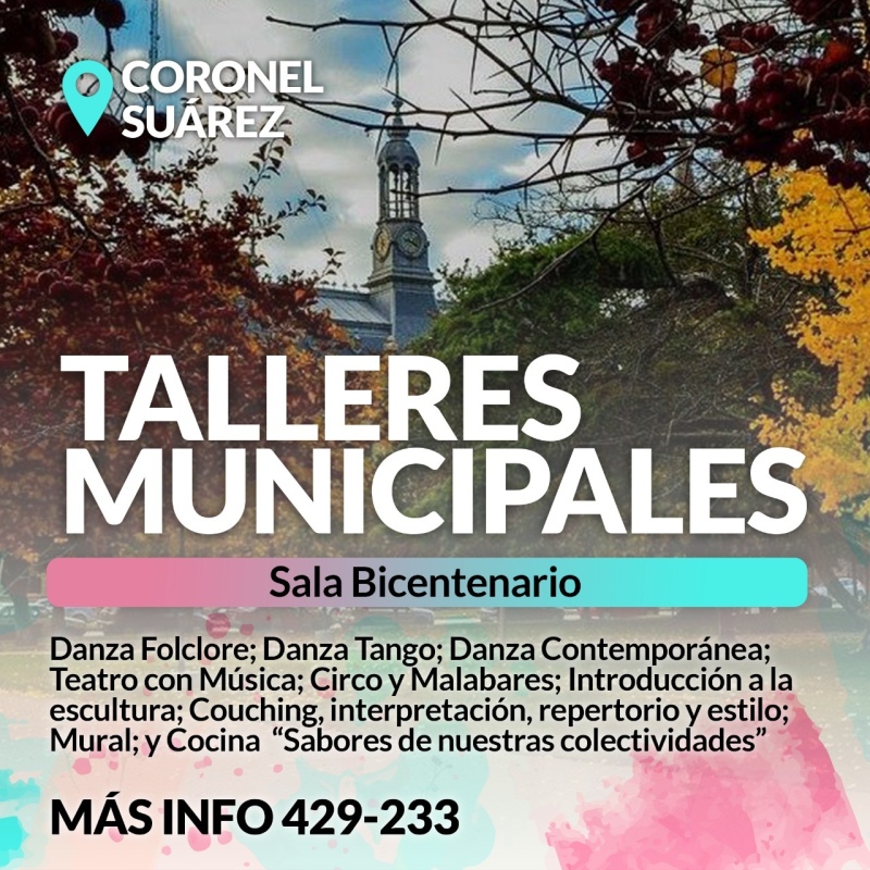 Inscripción a Talleres Culturales Municipales