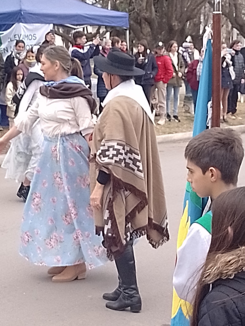 En Huanguelén se hizo el acto por el Día de la Independencia sin ningún representante del Ejecutivo