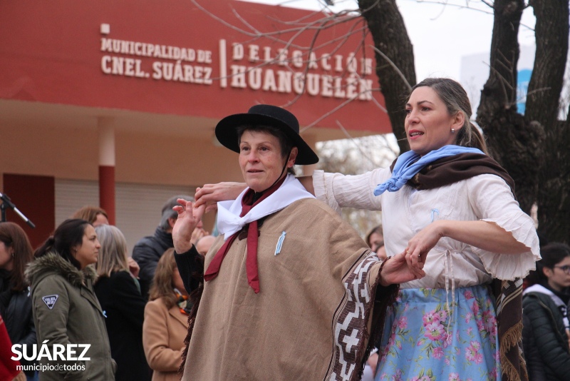 En Huanguelén se hizo el acto por el Día de la Independencia sin ningún representante del Ejecutivo