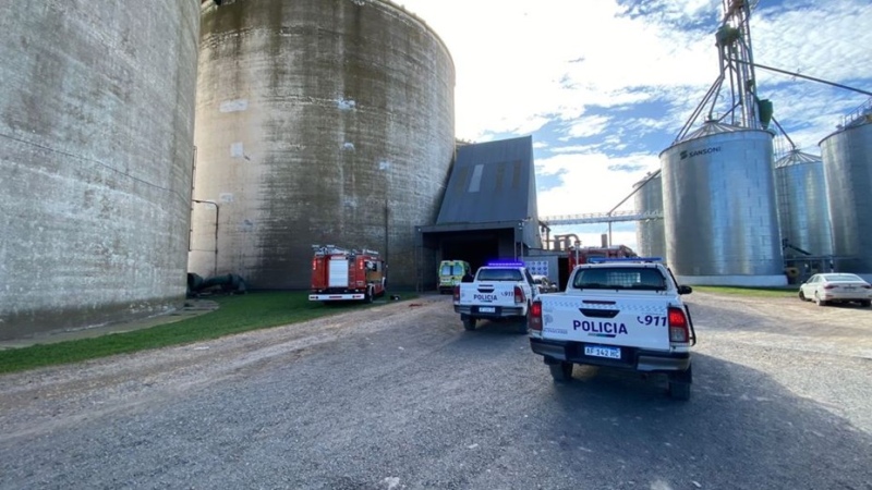 Trágico accidente: un operario falleció tras caer al interior de un silo