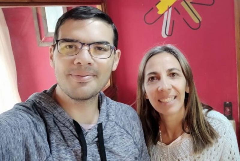 Ezequiel Filipuzzi y María Eugenia Pérez, concejales de Juntos por Huanguelén