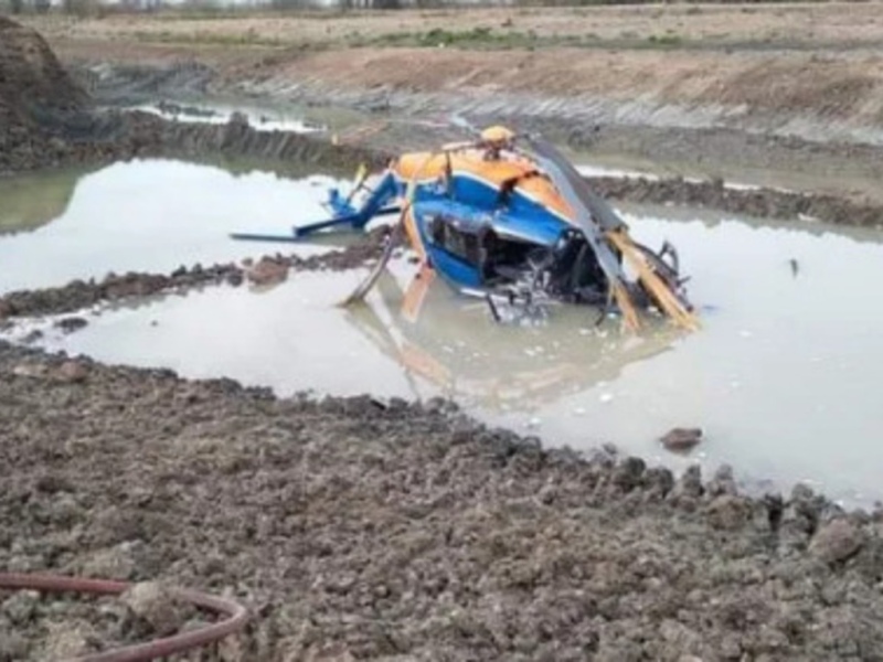 Cayó un helicóptero en Don Torcuato con cinco personas a bordo