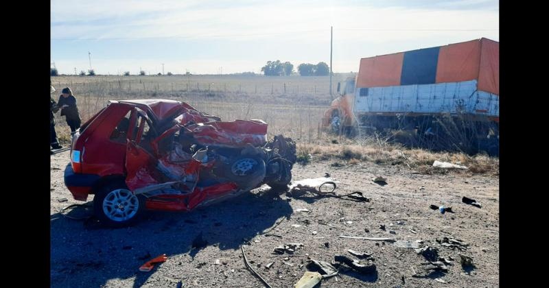 Una mujer falleció tras chocar con un camión en Ruta 226, en Olavarría