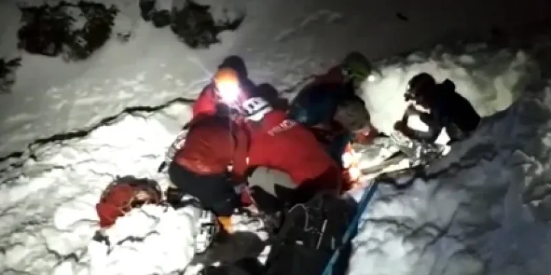 Dramático rescate en Ushuaia: un perro salvó a un esquiador que quedó atrapado por una avalancha