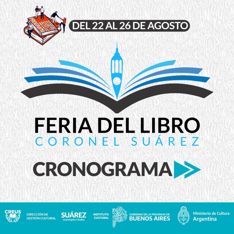 Todo listo para la 1° Feria del Libro de Coronel Suárez