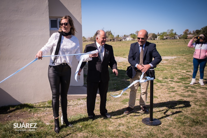 Inauguraron nuevos baños en el Parque Recreativo de Huanguelén