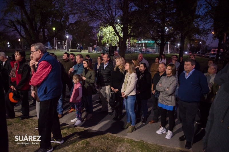 Moccero inauguró la bicisenda de Sixto Rodríguez acompañado por sus funcionarios