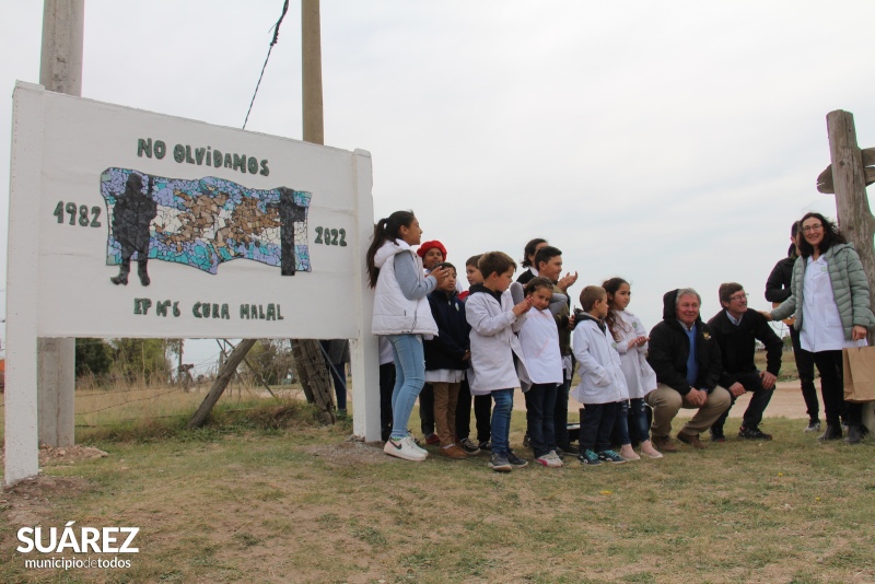 Cura Malal honró a los veteranos de guerra de Malvinas