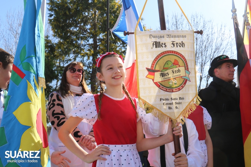 El “Día Nacional del Inmigrante” se celebró en pueblo Santa María