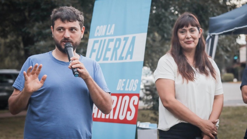 Grabois y Fernanda Miño, la funcionaria de Desarrollo Social que maneja un fondo millonario.