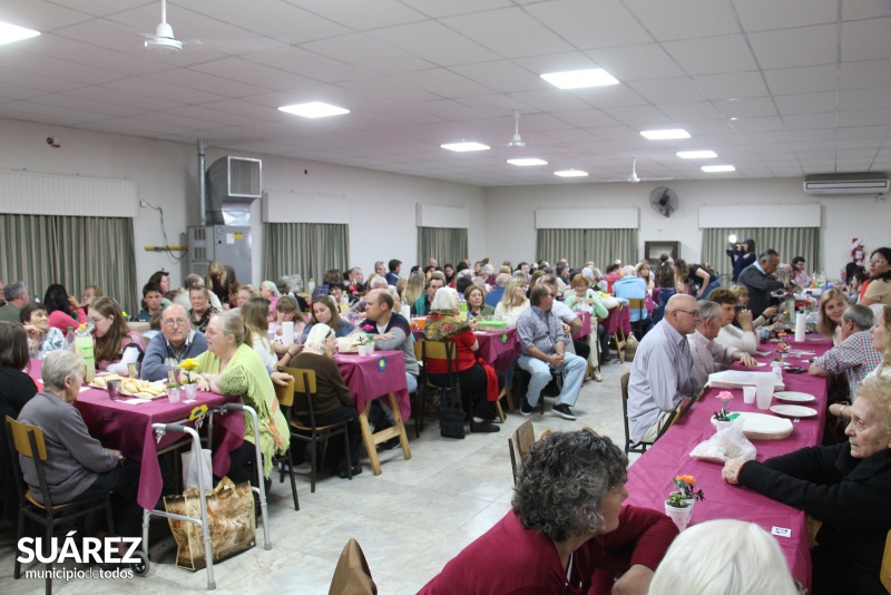 Inauguraron la obra del techo en el quincho del Hogar de Ancianos ”Domingo Goñi”