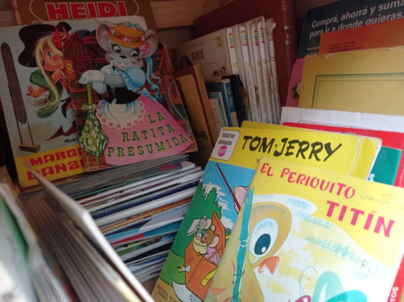 Nuevos libros y revistas en la casita de lectura de Plaza Lainez