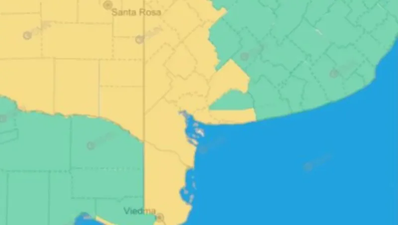 Bahía y la zona, todo el día en alerta amarilla por tormentas