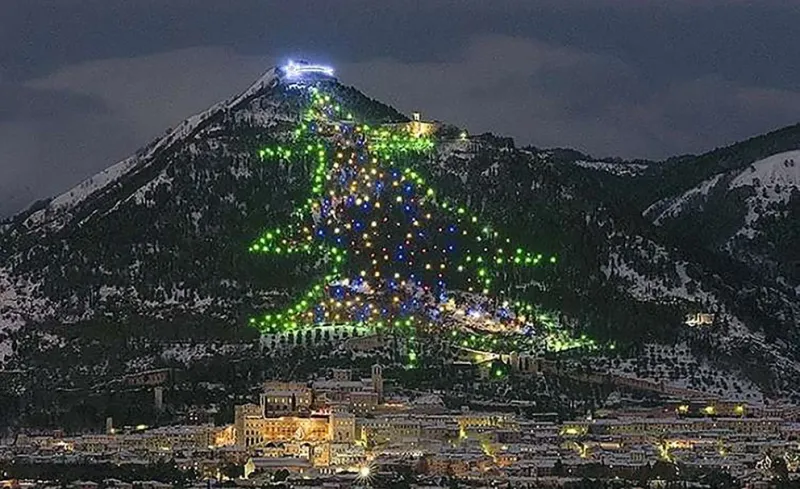  Entró en el Libro Guinness de los Récords como el árbol de Navidad más grande del mundo