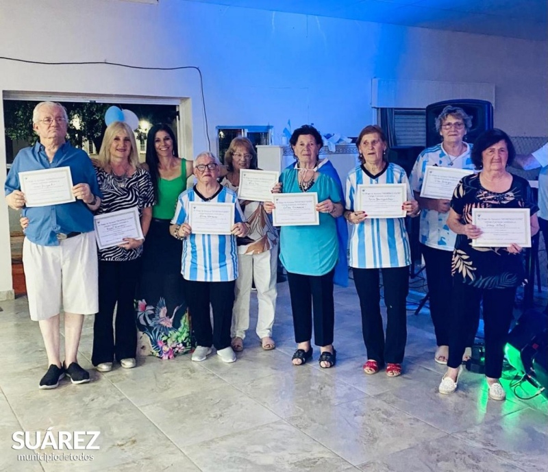 Gran despedida de año en el Hogar de Ancianos