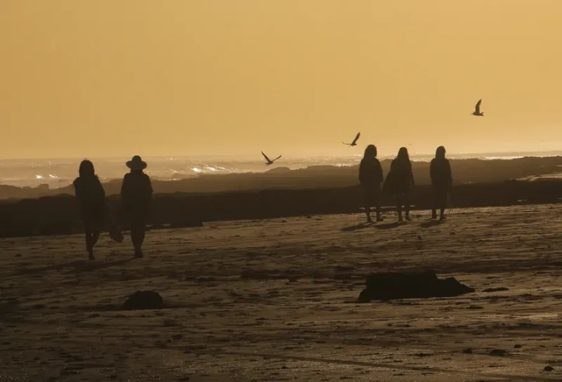 Arenas Verdes tiene extensas playas para los que le escapan al tumulto