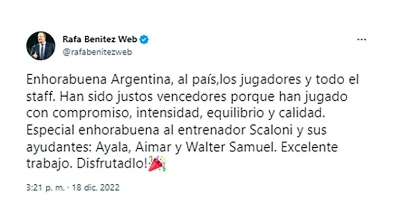 De Neymar a Roger Federer: los mensajes del mundo del fútbol y el deporte tras la coronación de Lionel Messi y Argentina