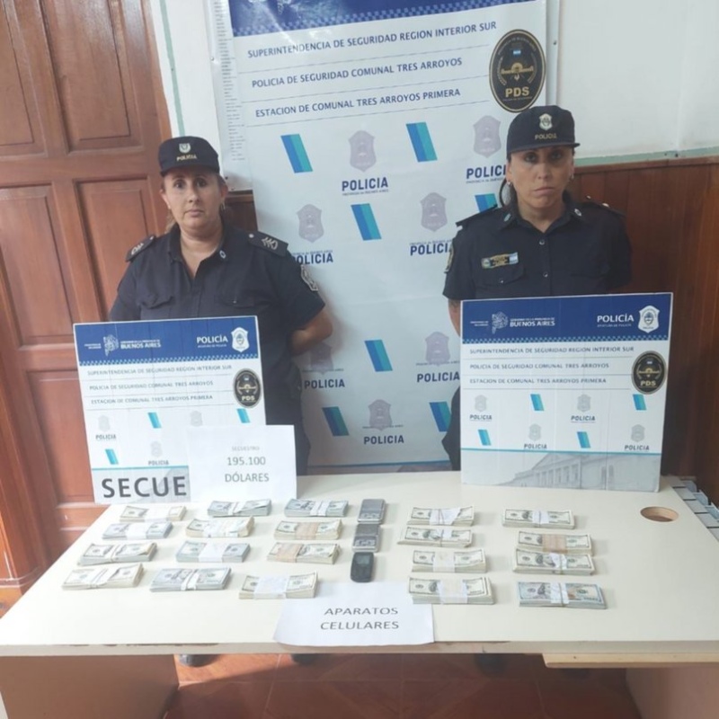 Incautan casi U$S 200 mil en otro allanamiento por droga