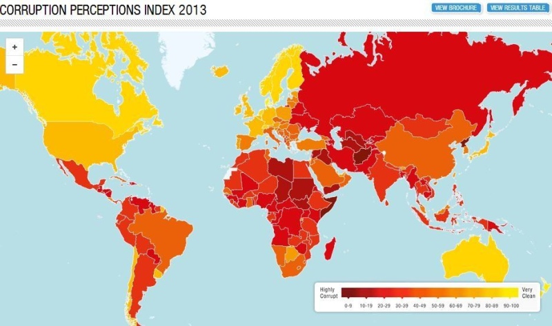 La Argentina, aplazada en el ranking mundial de la corrupción que lidera Venezuela en la región