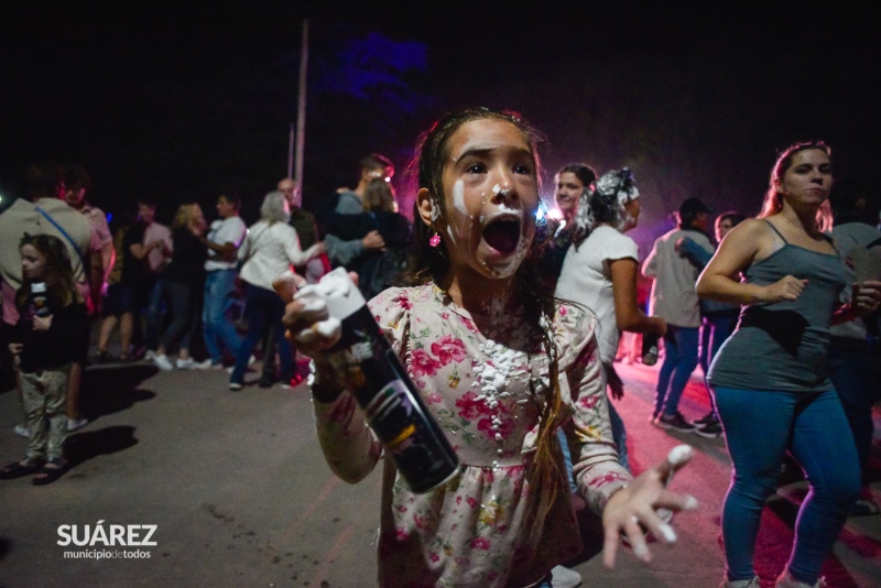 El lunes hubo baile de Carnaval en Villa Belgrano