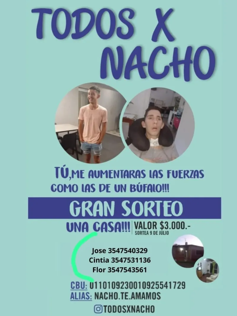 Los medios por donde se puede ayudar a Nacho y su familia