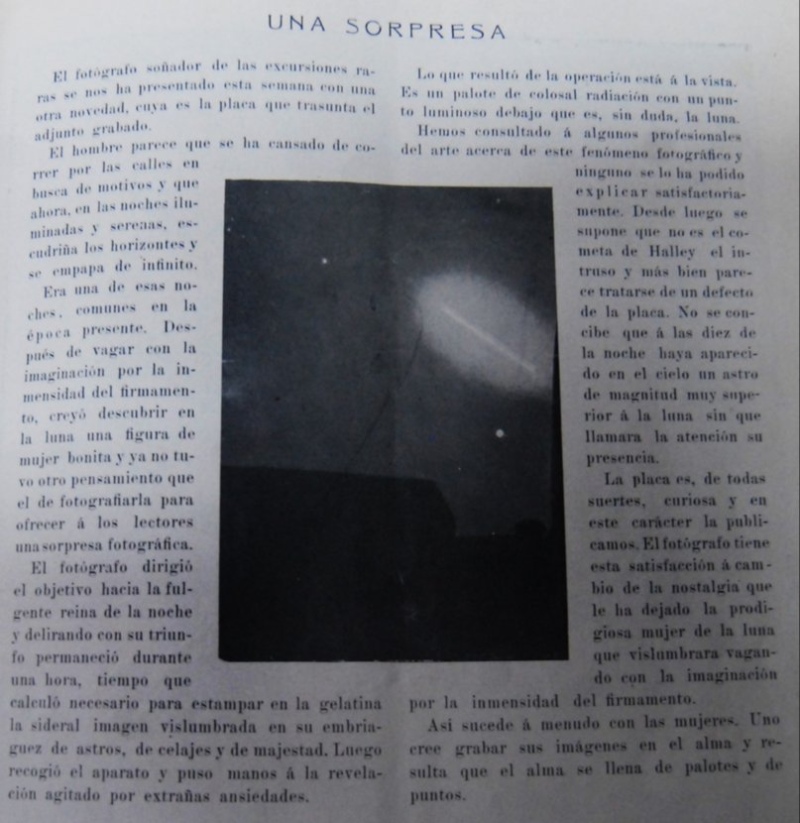 El OVNI que sobrevoló Bahía Blanca en 1910 y pudo ser fotografiado