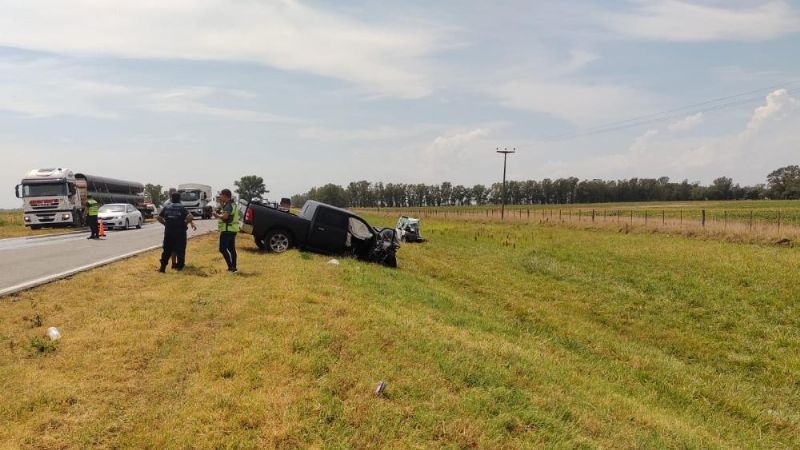 El hijo de Ramón Díaz protagonizó un choque frontal y su esposa falleció