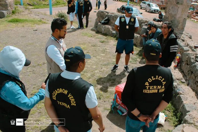  El joven de 26 años tenía la momia dentro de una mochila de delivery. 