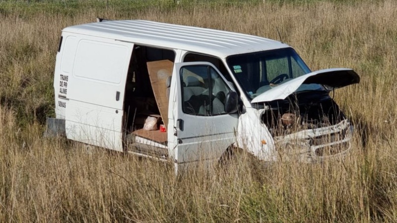 Ruta 3: dos choques consecutivos involucraron a diez vehículos