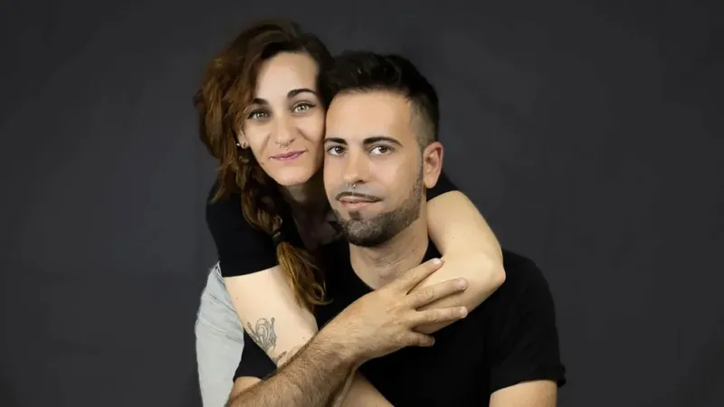 Ana y Daniel, 34 años tiene ella, 30 él